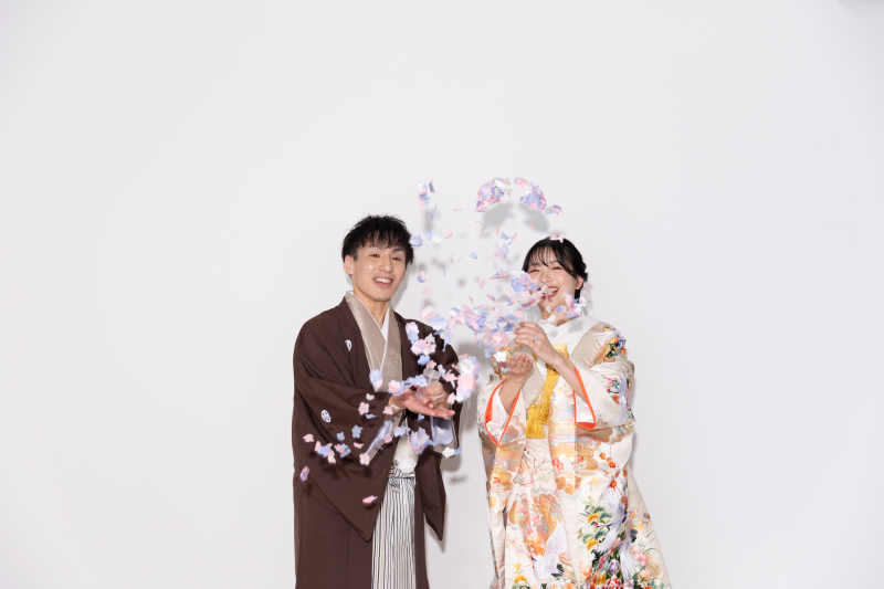 【白無垢も色打掛も着れる!】和装2点スタジオ撮影 120,000円