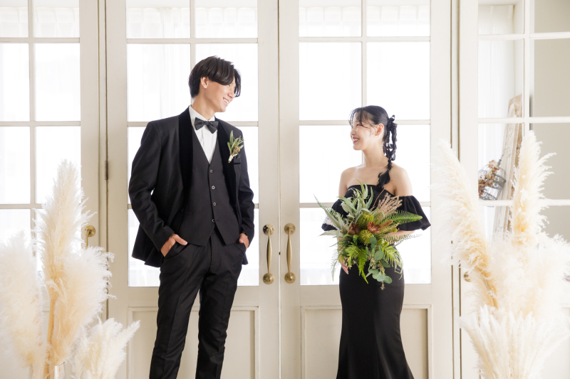 スタジオ撮影は貸切!お二人の空間で撮影ができるスタジオです!