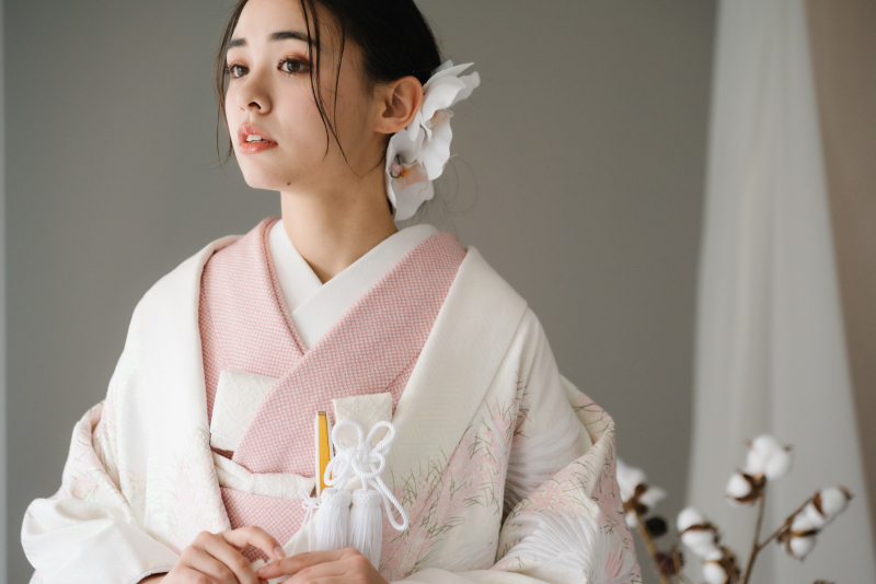 ヘッドアクセサリーで華やかに♪