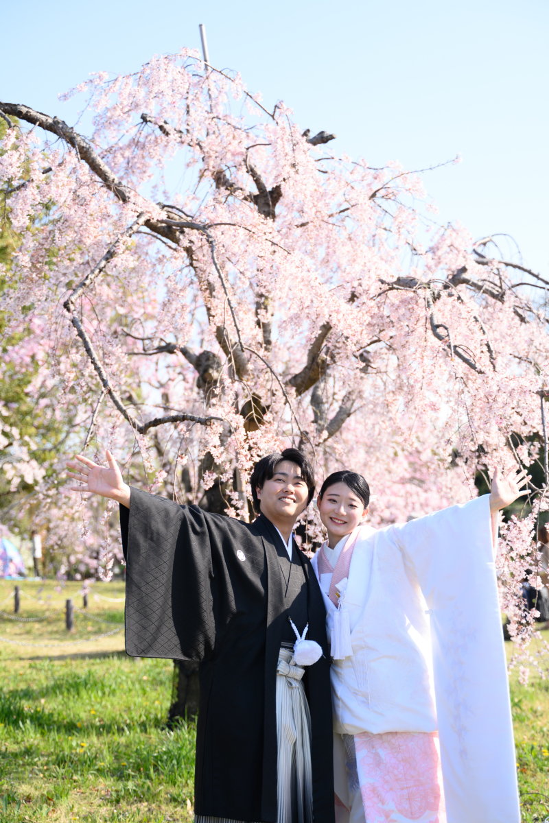 【桜ロケーション撮影/大仙公園】和装1着ロケーションプラン145,000円