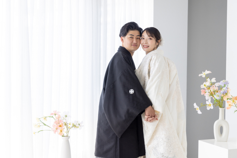 【白無垢も色打掛も着れる!】和装2点スタジオ撮影 120,000円