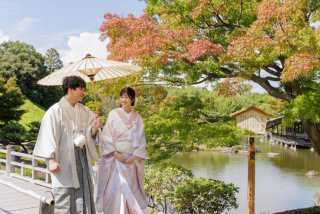本格的な日本庭園で撮る！大仙公園ロケーション撮影♪