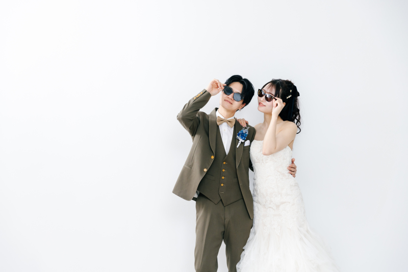 【ウェディングドレスもカラードレスも!】洋装2点スタジオ撮影 105,000円