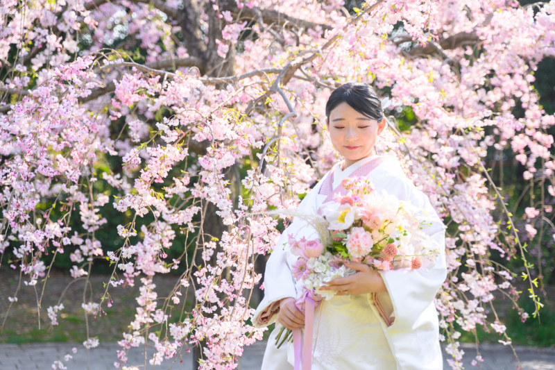 【桜ロケーション撮影も可能♡】スタジオ+ロケーションプラン