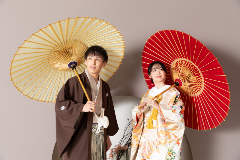【白無垢も色打掛も着れる!】和装2点スタジオ撮影 120,000円