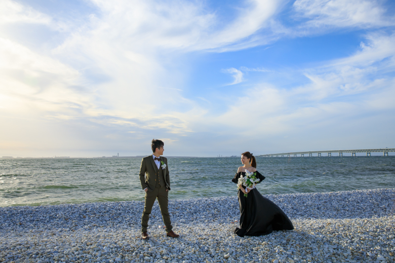 これからの季節におしゃれなビーチフォトを♪サンセットも◎