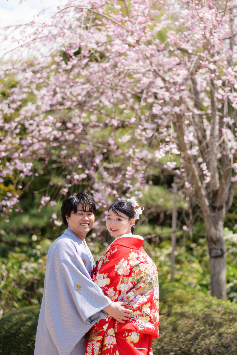 【桜ロケーション撮影/大仙公園】和装1着ロケーションプラン145,000円