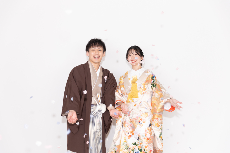 【白無垢も色打掛も着れる!】和装2点スタジオ撮影 120,000円