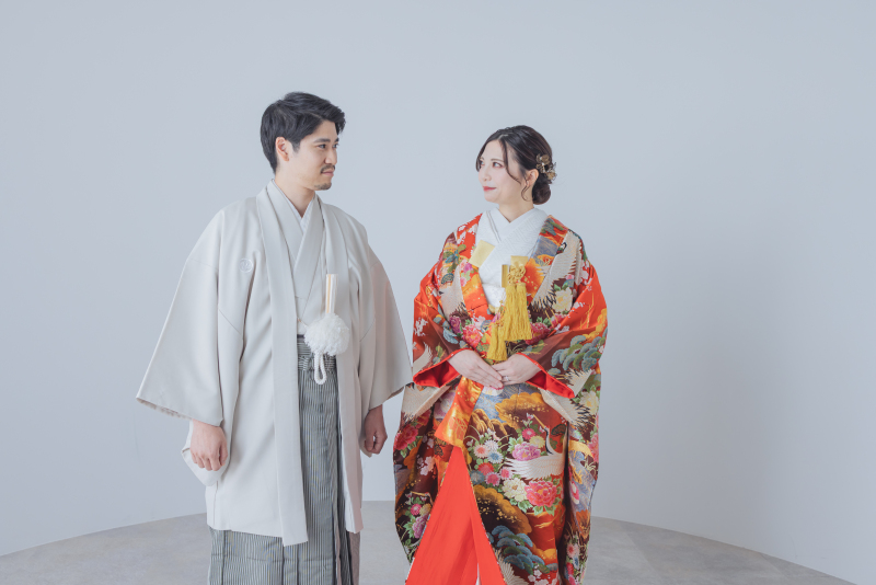 【白無垢も色打掛も着れる！】和装2点スタジオ撮影 120,000円