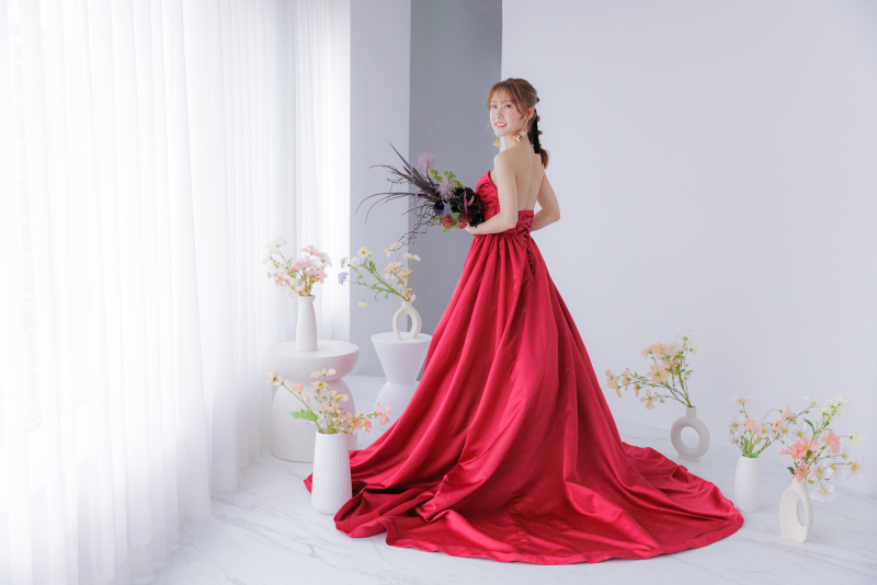 新婦ソロショットを可愛らしく♡