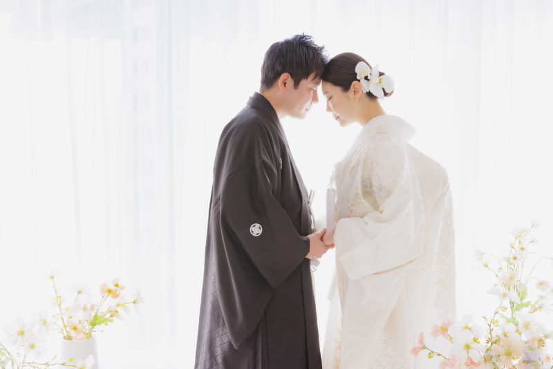 こだわりの白無垢での撮影を♪