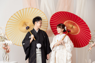 【白無垢も色打掛も着れる!】和装2点スタジオ撮影 120,000円