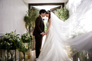 ベールを使った幻想的でおしゃれなフォト★