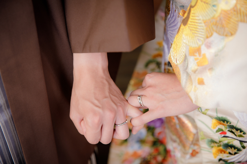 笑顔がとっても素敵なお二人♪和装スタジオ撮影!