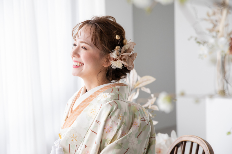 こだわりの和装ヘアスタイル♪