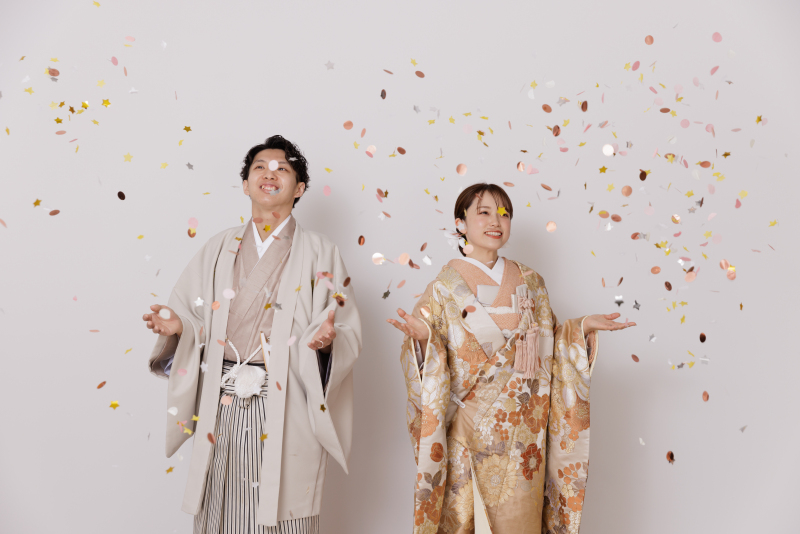 【白無垢も色打掛も着れる!】和装2点スタジオ撮影 120,000円