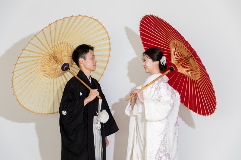 【白無垢も色打掛も着れる!】和装2点スタジオ撮影 120,000円