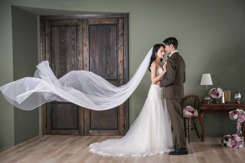 ベールをなびかせて♪