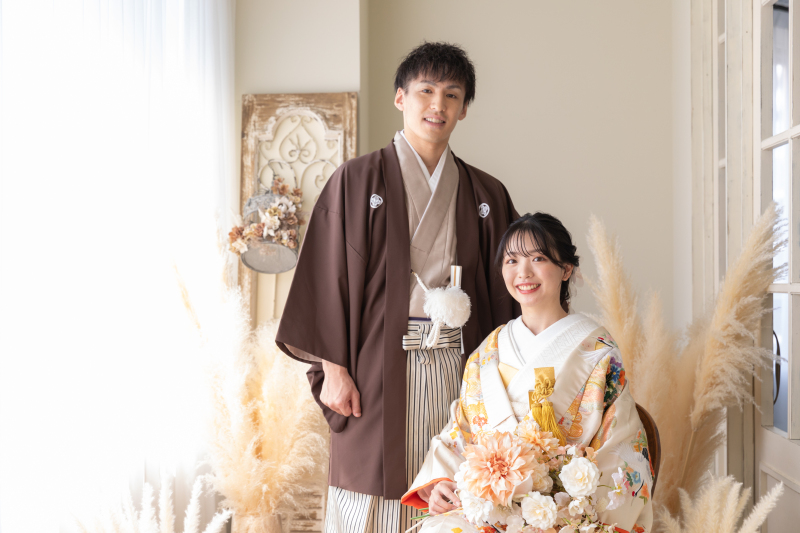 【白無垢も色打掛も着れる!】和装2点スタジオ撮影 120,000円