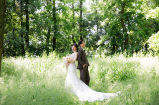 鶴見緑地で撮る緑あふれるロケーションフォト♪