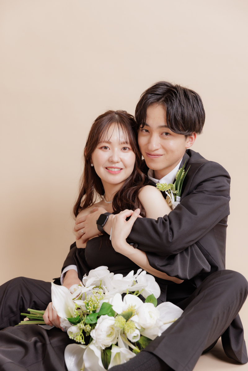 バック紙を使っておしゃれな撮影♪