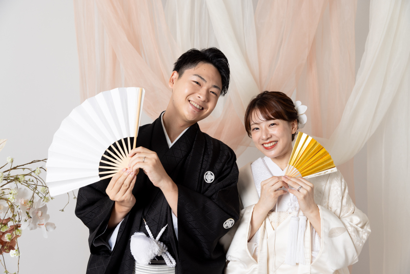 【白無垢も色打掛も着れる!】和装2点スタジオ撮影 120,000円