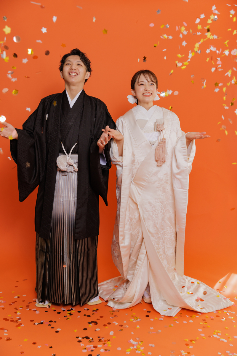【白無垢も色打掛も着れる!】和装2点スタジオ撮影 120,000円