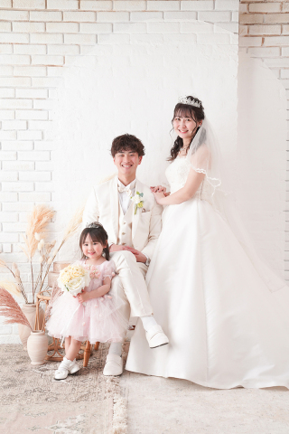ご家族でフォトウェディング