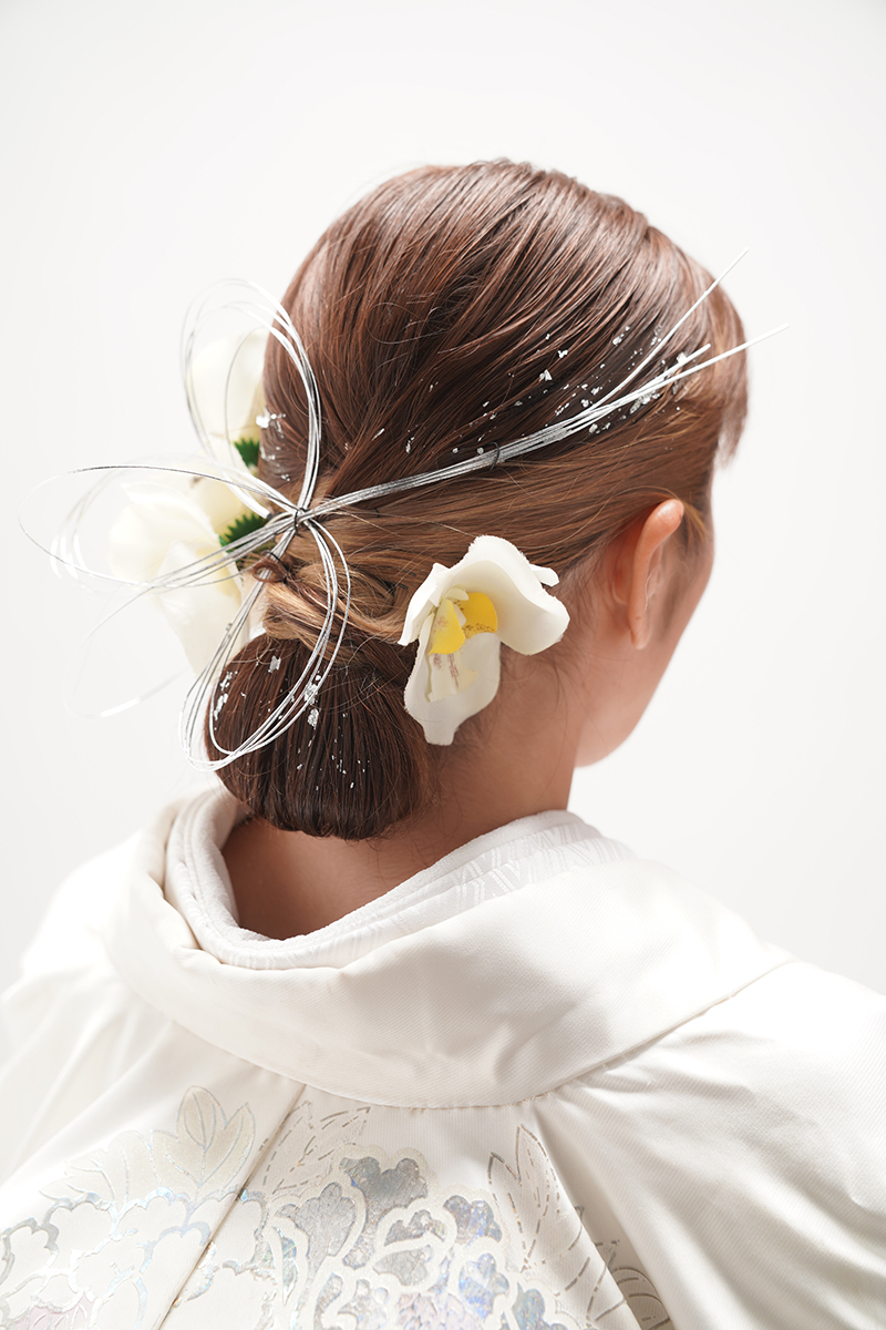 洋髪もOK!花嫁さんの和装ヘアスタイル