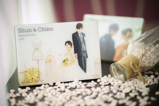 オリジナルデザインのクリスタルパネル