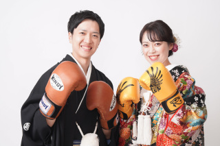 お持込み小物でお二人だけのオリジナルフォトウェディング