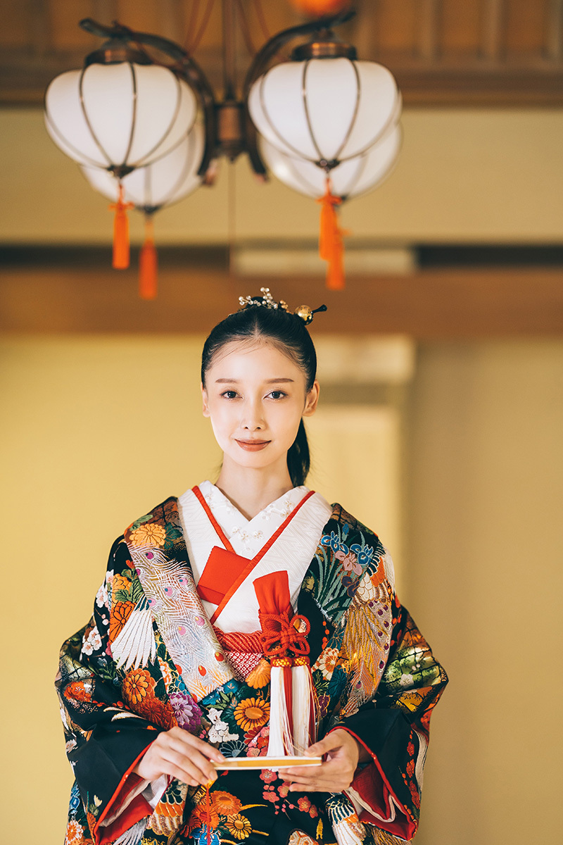 ご新婦様の美しいソロショット