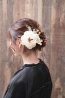 和洋問わず人気の洋風ヘア！ふわふわシニヨン♡