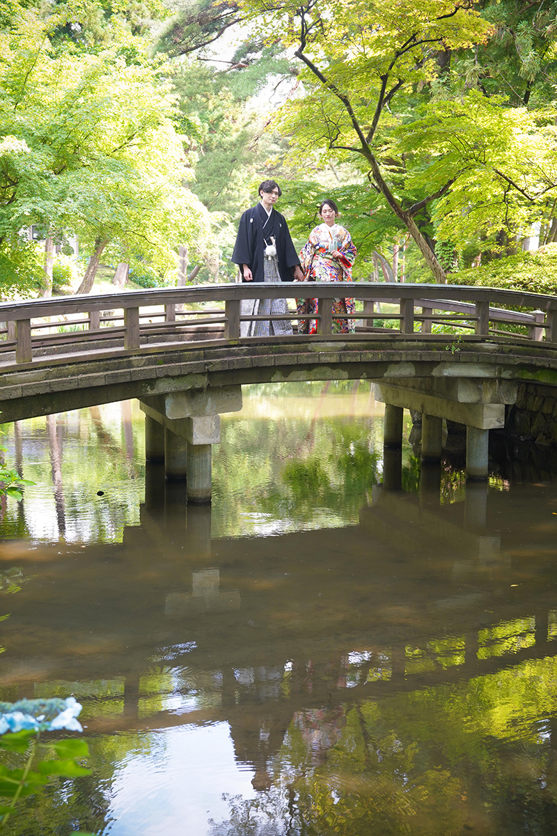 ロケーションフォトウェディング「盛岡城址公園」