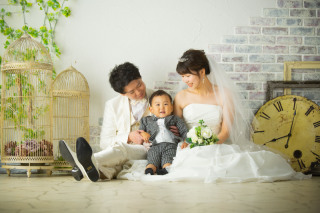 お子さんも一緒に!パパ♡ママウェディング