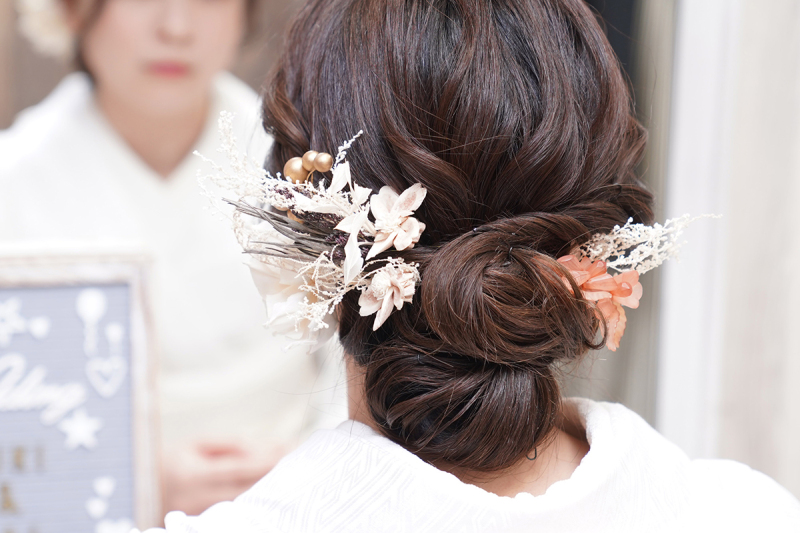 和装フォトウェディングで映えるヘアカラーの選び方