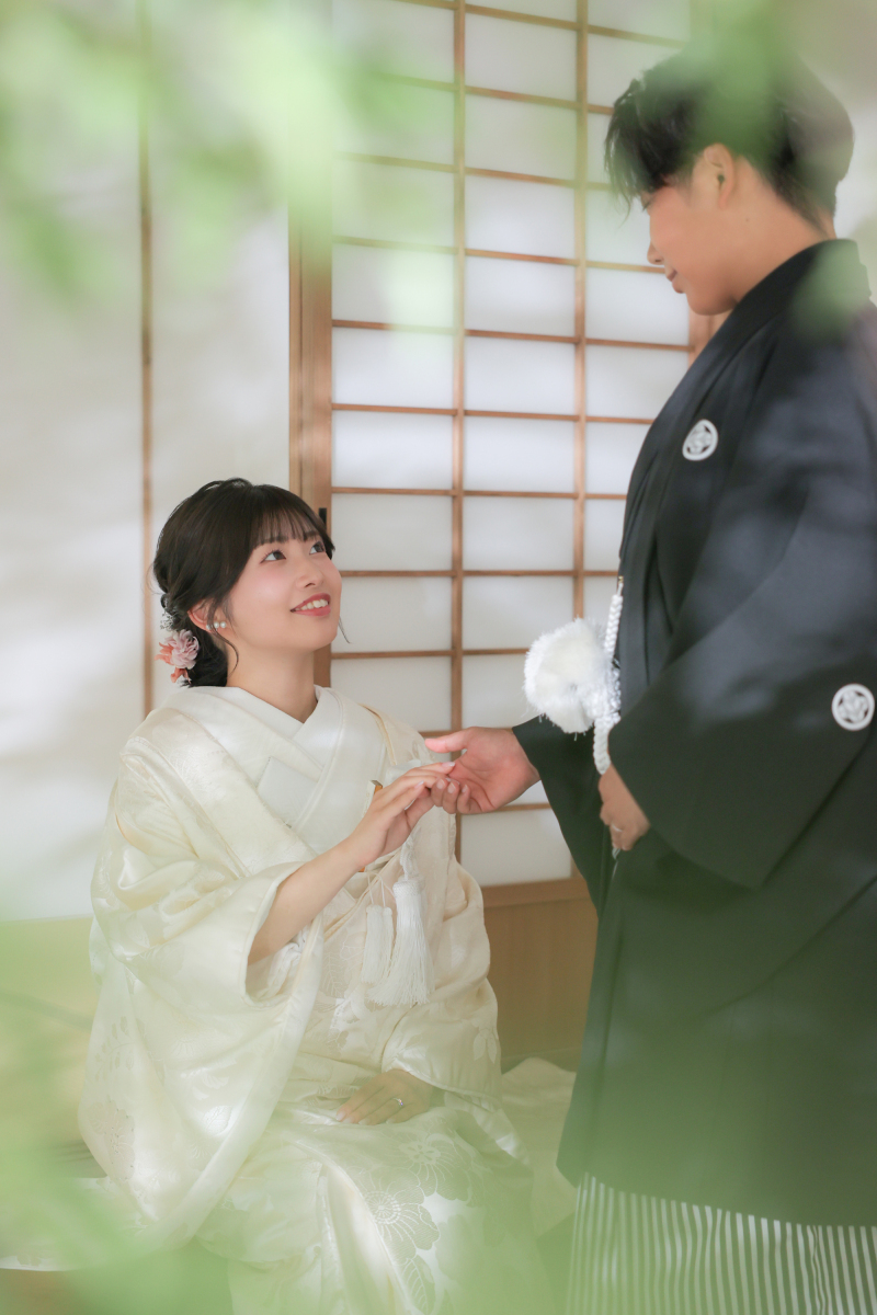 笑顔があふれる和装フォトウェディング
