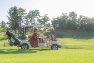 ゴルフ大好きカップルさんの、ゴルフウェディングフォト！
