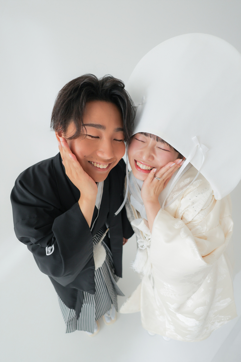 笑顔があふれる和装フォトウェディング