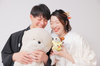 【シンプルに】和装スタジオフォト