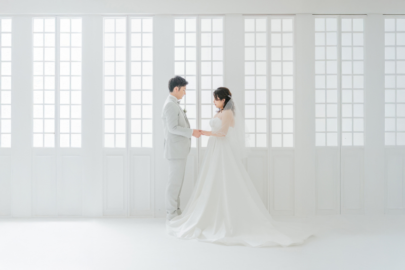 光に包まれる祝福の瞬間