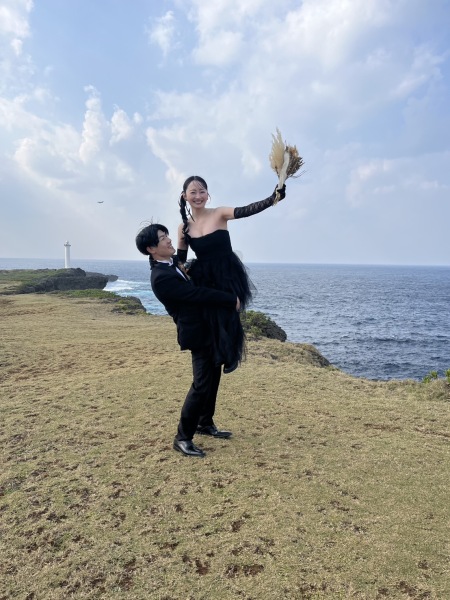 BLACK×BLACK衣装のご夫婦♡