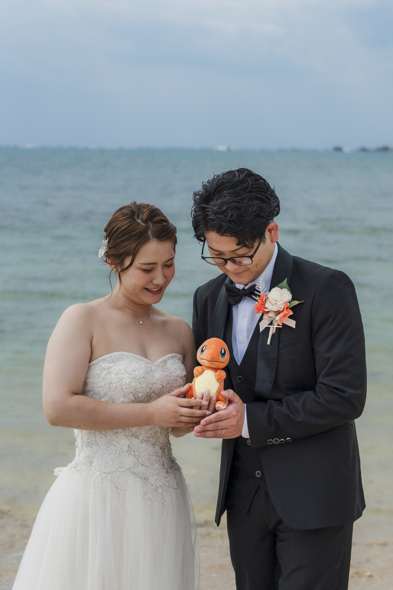 ご家族はかりゆし着用というアイディア♡