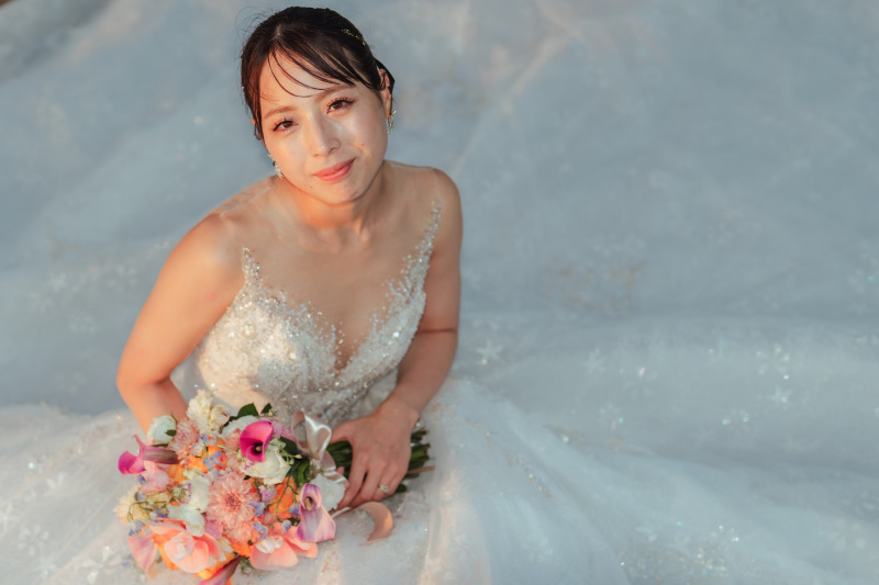 Mi Vidaさんのドレスで撮影