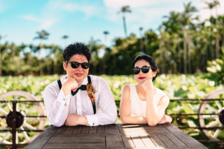 東南植物楽園でウェディング撮影