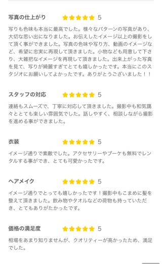 嬉しいレビューを頂きました!!