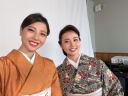 【紅型着物のモデル撮影を体験しました】