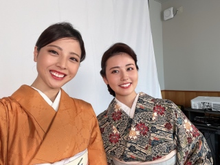 【紅型着物のモデル撮影を体験しました】