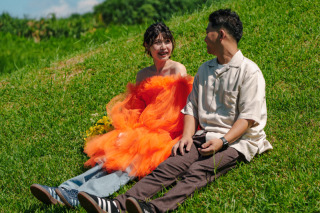 オレンジの可愛い持込衣装のお客様♪