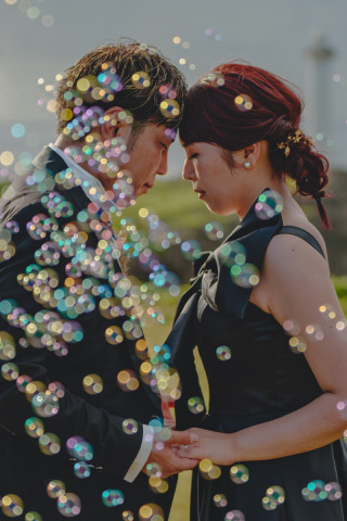 シャボン玉撮影はいかがですか?